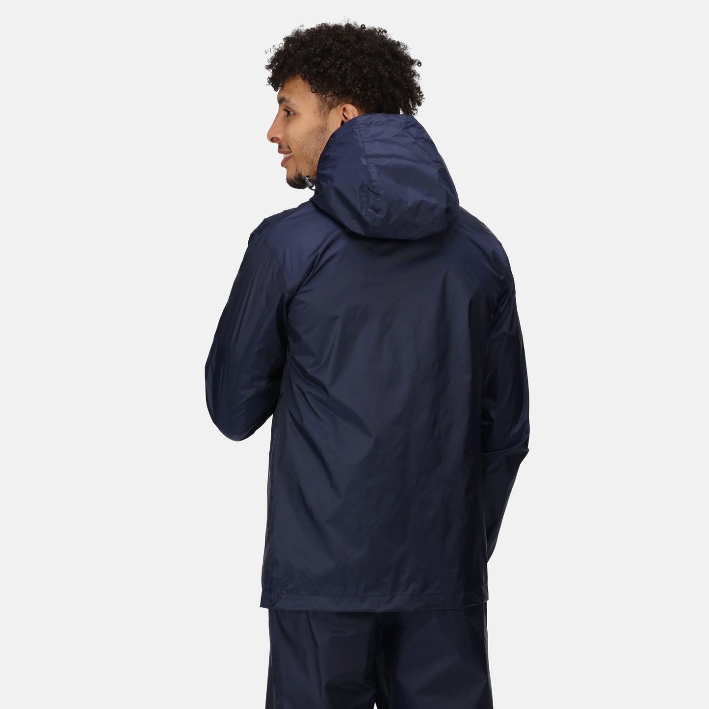 Regatta Pro Packaway Mens Waterproof Jacket | Breathable | Lightweight | Navy or Black | XS-3XL - Winter Jacket - Logo Free Clothing