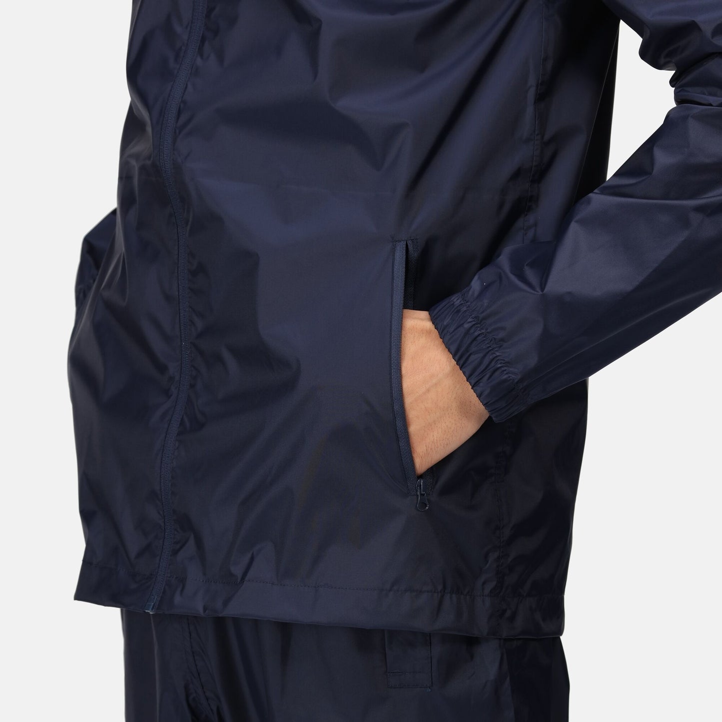 Regatta Pro Packaway Mens Waterproof Jacket | Breathable | Lightweight | Navy or Black | XS-3XL - Winter Jacket - Logo Free Clothing