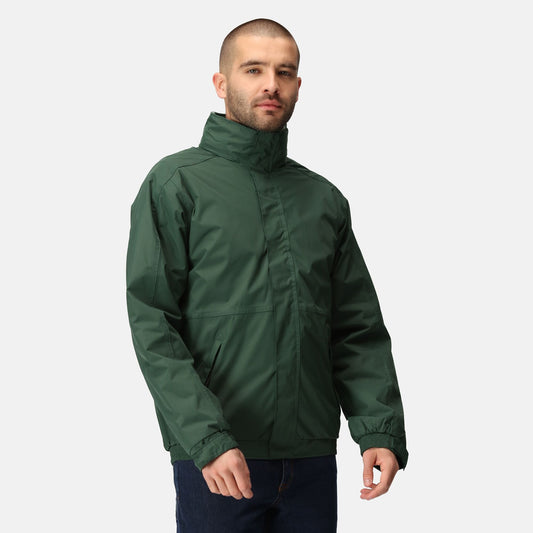 Regatta Dover Mens Bomber Jacket | Waterproof | Fleece Lined | Hood | 10 Colours | XXS-5XL - Winter Jacket - Logo Free Clothing