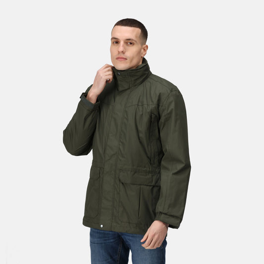 Regatta Vertex III Mens Microfibre Jacket | Waterproof | Breathable | Hood | 3 Colours | S-3XL - Winter Jacket - Logo Free Clothing