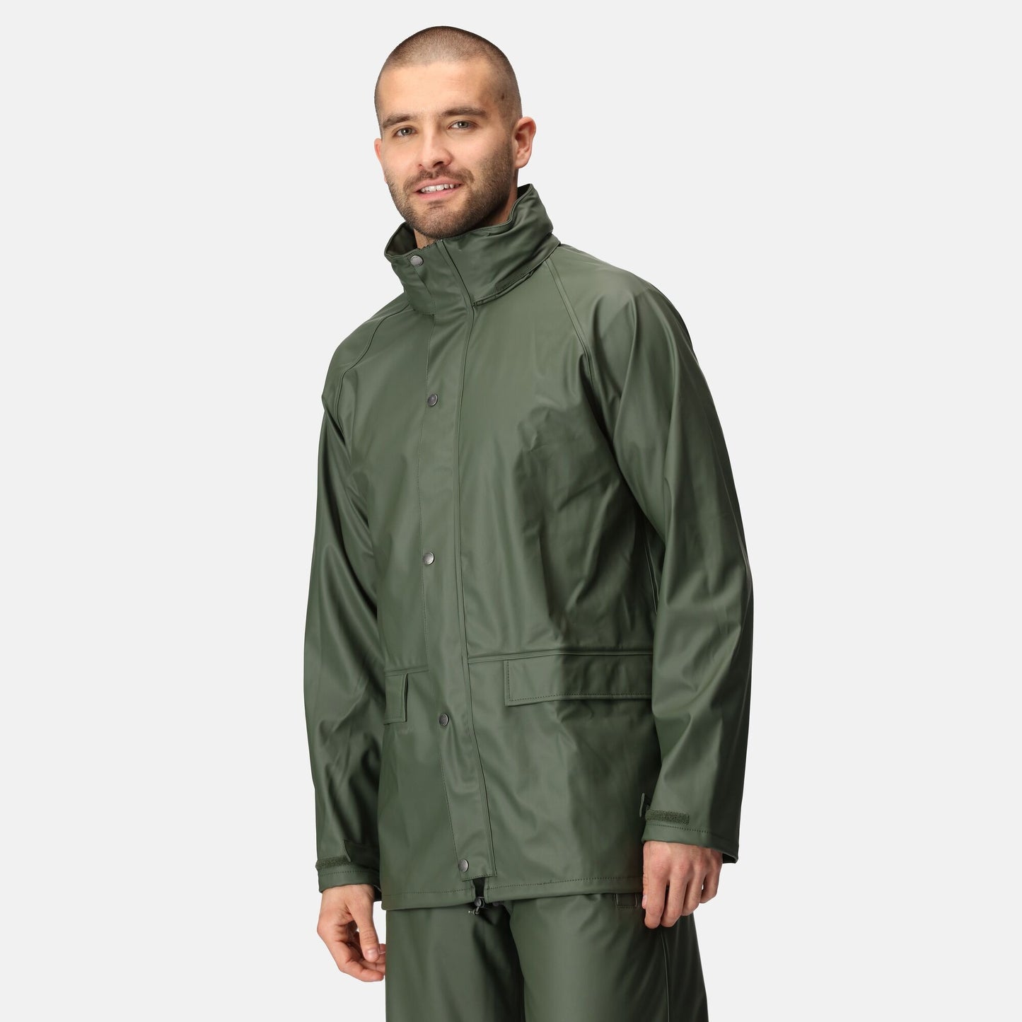 Regatta Stormflex II Mens Waterproof Jacket | Hooded | Breathable | Olive or Navy | S-4XL - Winter Jacket - Logo Free Clothing