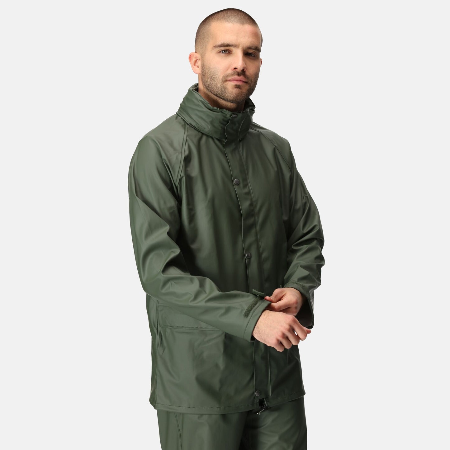 Regatta Stormflex II Mens Waterproof Jacket | Hooded | Breathable | Olive or Navy | S-4XL - Winter Jacket - Logo Free Clothing