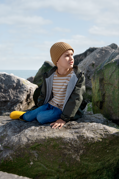 Beechfield Organic Cotton Junior Beanie | Unisex | Ribbed | 6 Colours | Age 3-7