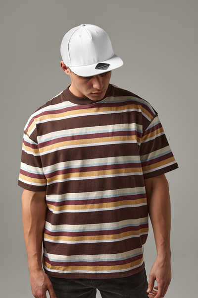 Beechfield 5 Panel Snapback Rapper Cap | Unisex | Flat Peak | 9 Colours | One Size - Hat - Logo Free Clothing