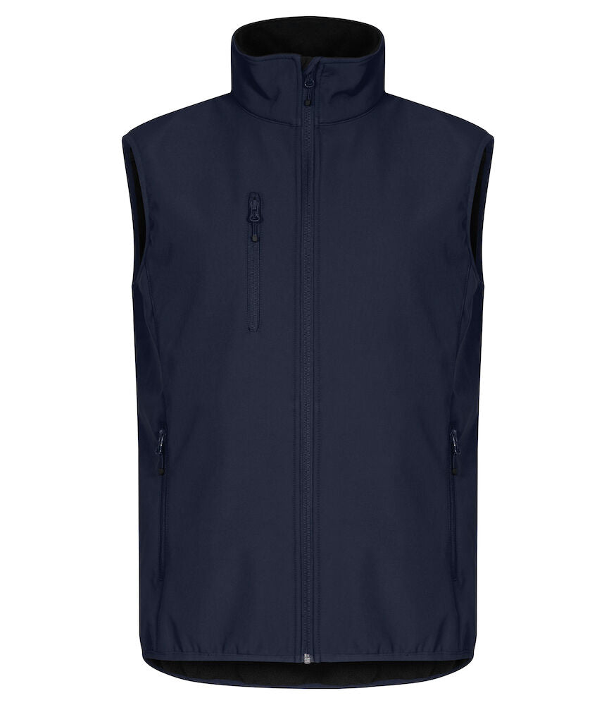 Clique Classic Mens Softshell Gilet | Recycled Waterproof Softshell | 9 Colours | XS-5XL - Gilet - Logo Free Clothing