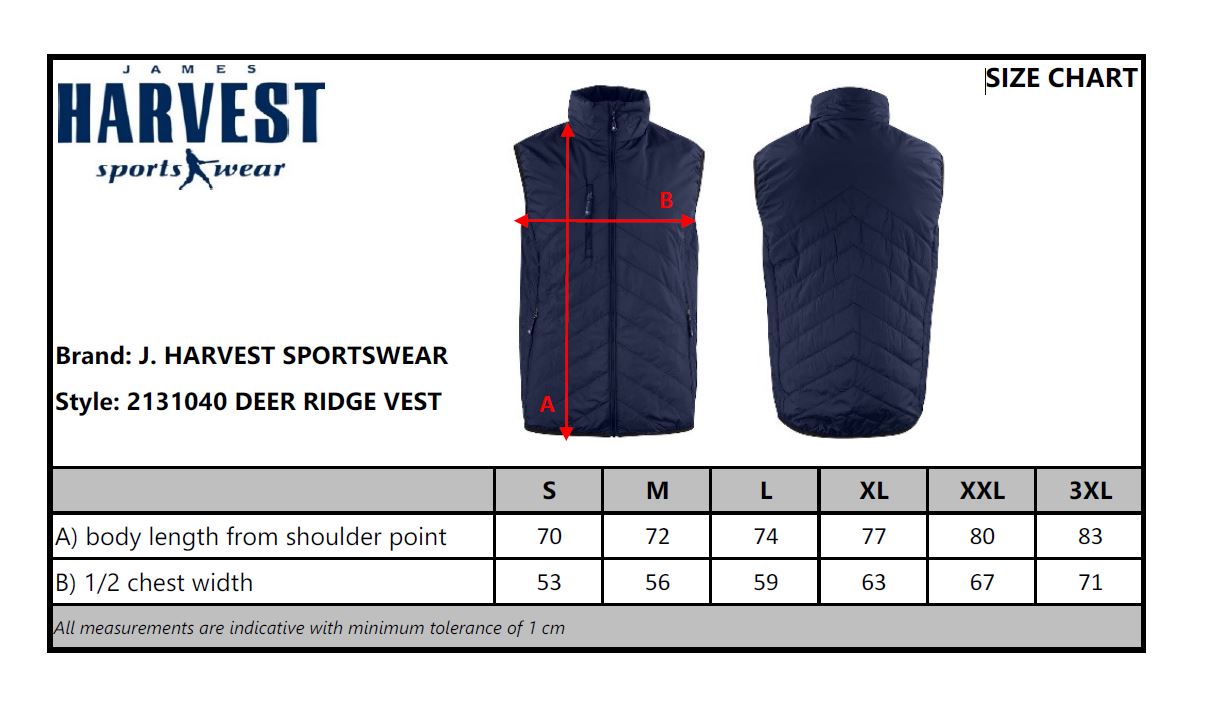 James Harvest Deer Ridge Mens Gilet | Packable Quilted Body Warmer | 2 Colours | S-3XL - Gilet - Logo Free Clothing