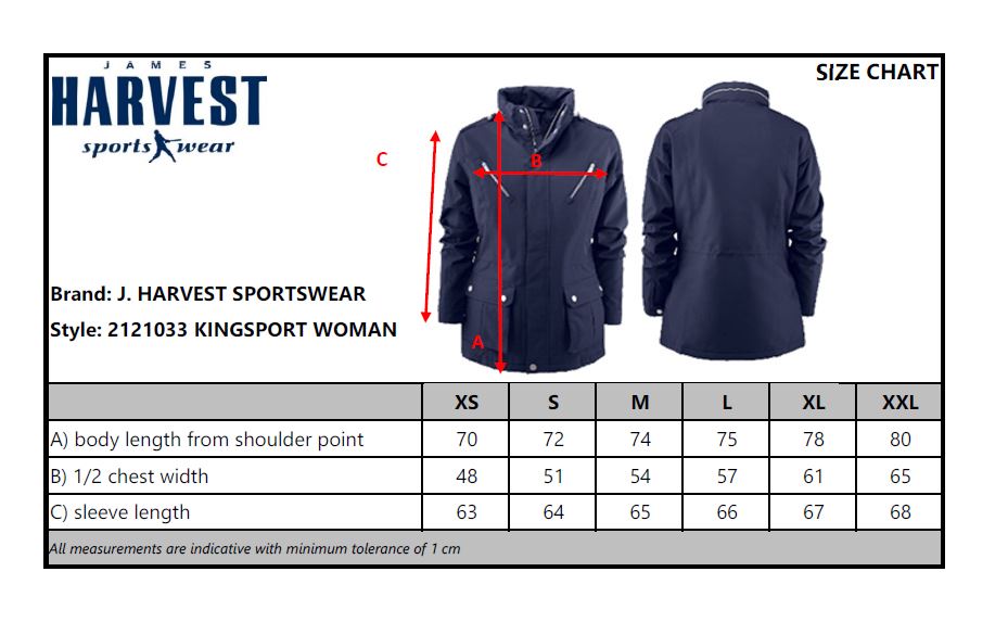 James Harvest Kingsport Ladies Jacket | Light Padding | Hood | Shell Jacket | Black | XS-2XL