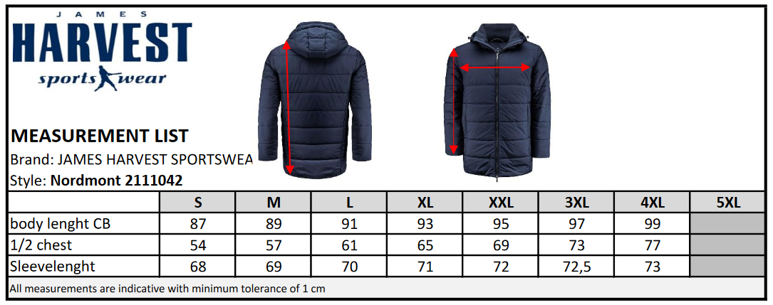 James Harvest Nordmont Mens Padded Winter Coat | Recycled | Navy or Black | S-3XL - Winter Jacket - Logo Free Clothing