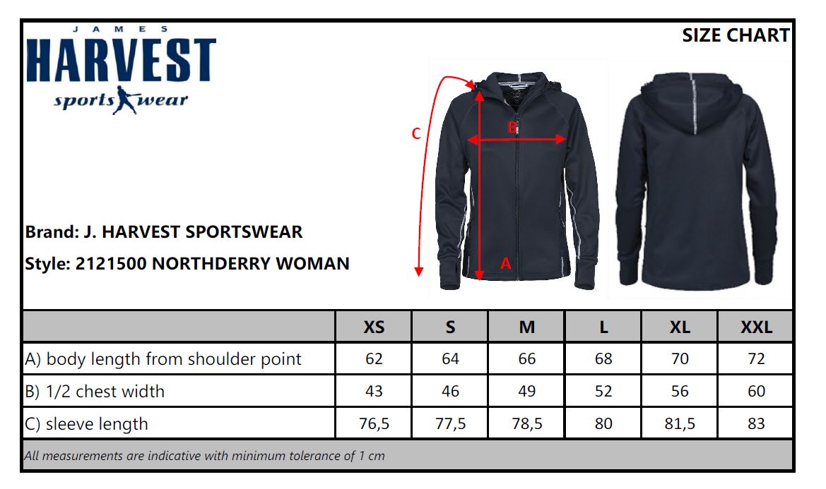 James Harvest Northderry Ladies Hooded Fleece Jacket | Heavyweight Material | 4 Colours | XS-2XL - Fleece - Logo Free Clothing