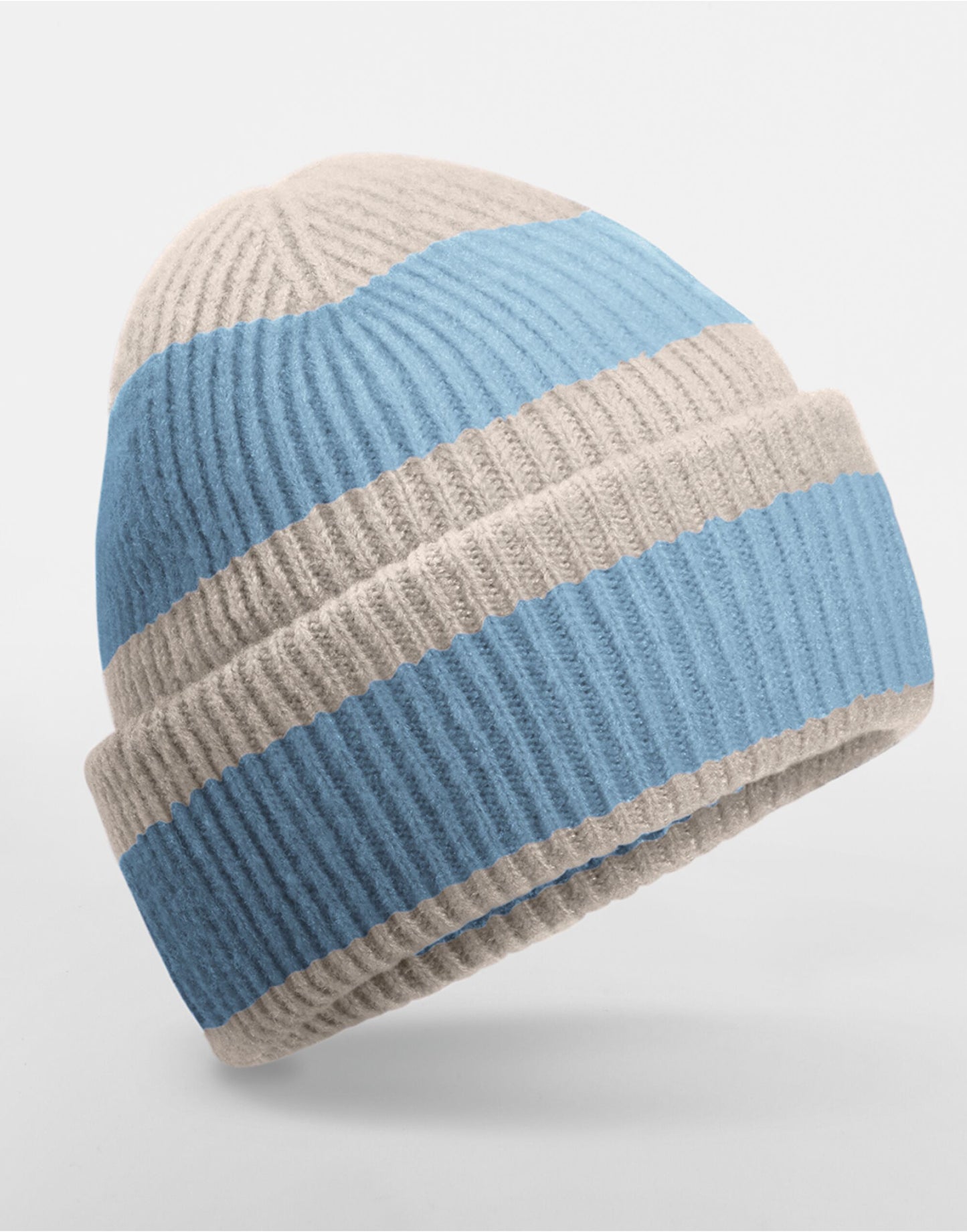 Beechfield Colour Block Beanie | Unisex | Soft Touch | Cuffed | 4 Colours | One Size
