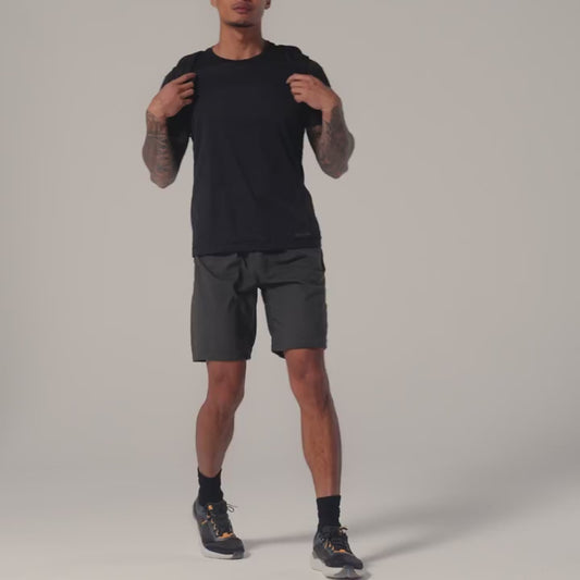 BagBase Reflective Roll Top Backpack | 15 Litre Rucksack | Black or Silver | One Size