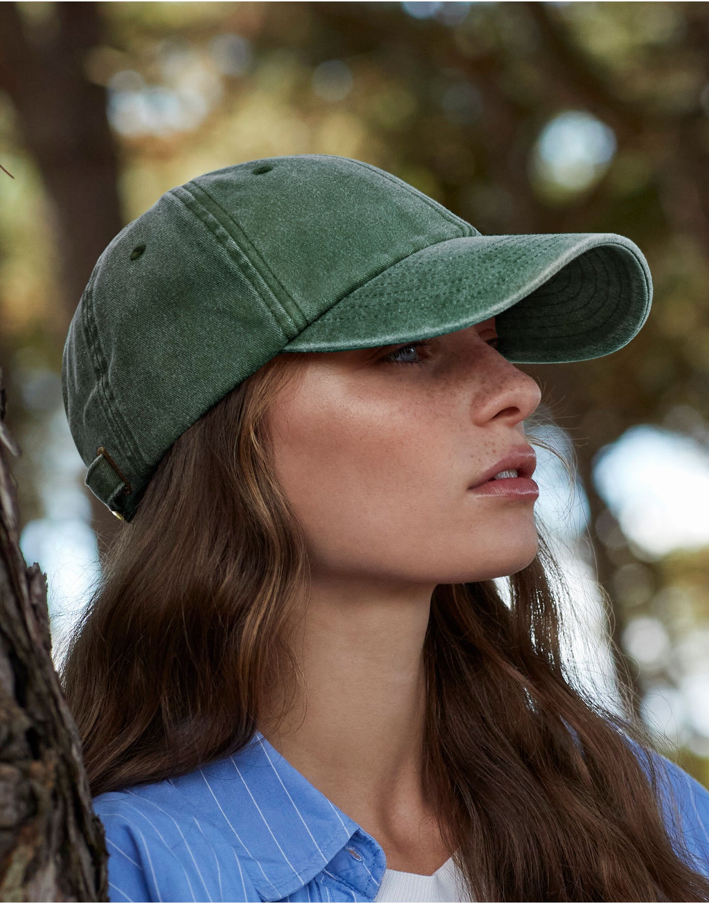 Beechfield | Low Profile Vintage Cap
| Logo Free Clothing
