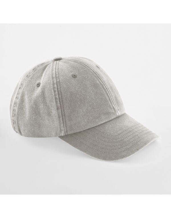 Beechfield Low Profile Vintage Cap | Unisex | Heavy Washed Cotton | 17 Colours | One Size - Hat - Logo Free Clothing
