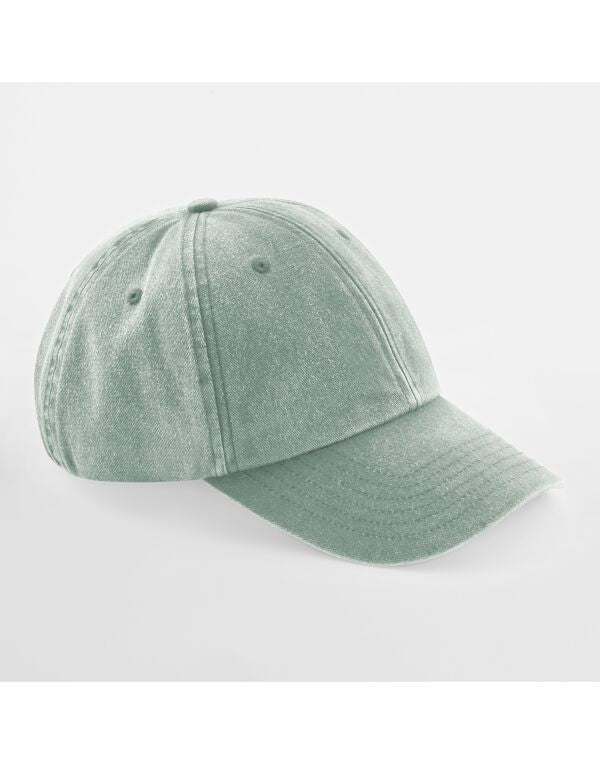 Beechfield Low Profile Vintage Cap | Unisex | Heavy Washed Cotton | 17 Colours | One Size - Hat - Logo Free Clothing