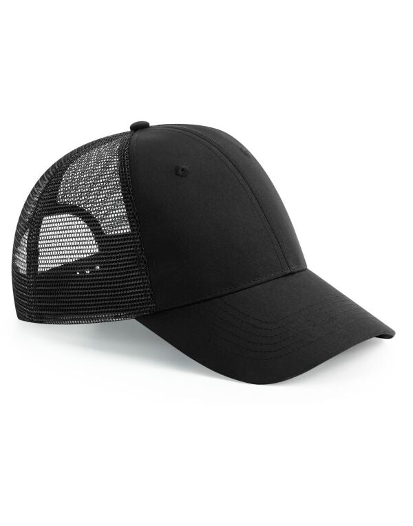 Beechfield Urbanwear Recycled Snapback Trucker Cap | Unisex | 6 Panel | 4 Colours | One Size - Hat - Logo Free Clothing