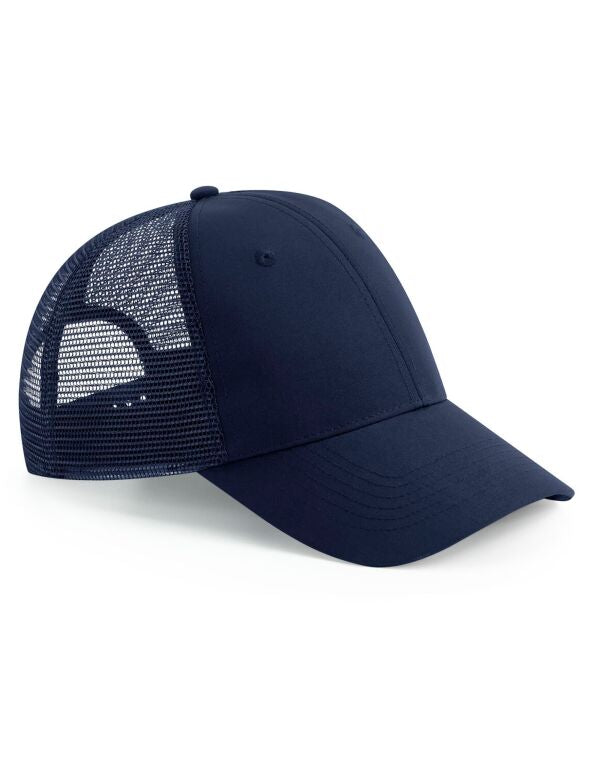 Beechfield Urbanwear Recycled Snapback Trucker Cap | Unisex | 6 Panel | 4 Colours | One Size - Hat - Logo Free Clothing