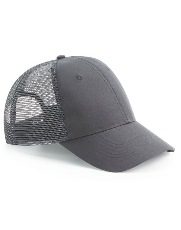 Beechfield Urbanwear Recycled Snapback Trucker Cap | Unisex | 6 Panel | 4 Colours | One Size - Hat - Logo Free Clothing