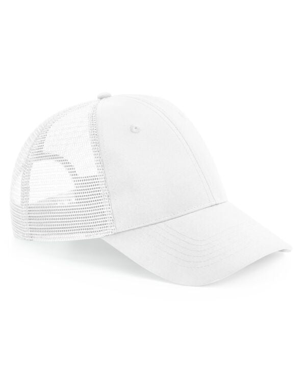 Beechfield Urbanwear Recycled Snapback Trucker Cap | Unisex | 6 Panel | 4 Colours | One Size - Hat - Logo Free Clothing