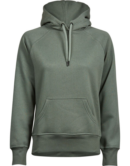 Tee Jays Ladies Hooded Sweatshirt | Hoodie Top | Ringspun Cotton Blend | 6 Colours | S-2XL - Hoodie - Logo Free Clothing