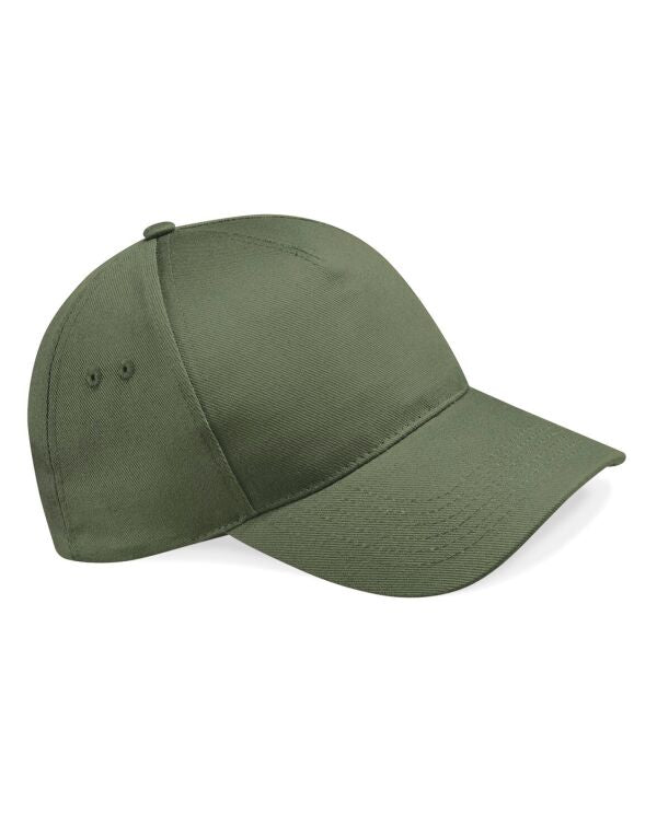 Beechfield Ultimate 5 Panel Cap | Unisex | Cotton Drill | 10 Colours | One Size - Hat - Logo Free Clothing