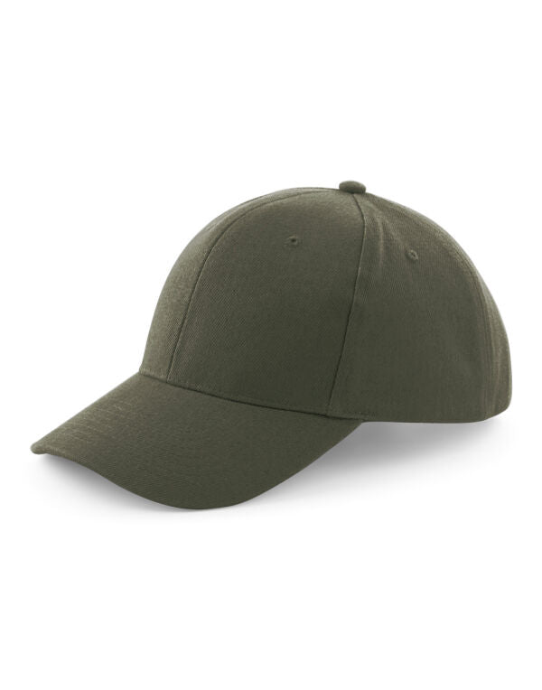 Beechfield Pro-Style Heavy Brushed Cotton Cap | Unisex | Heavyweight | 10 Colours | One Size - Hat - Logo Free Clothing