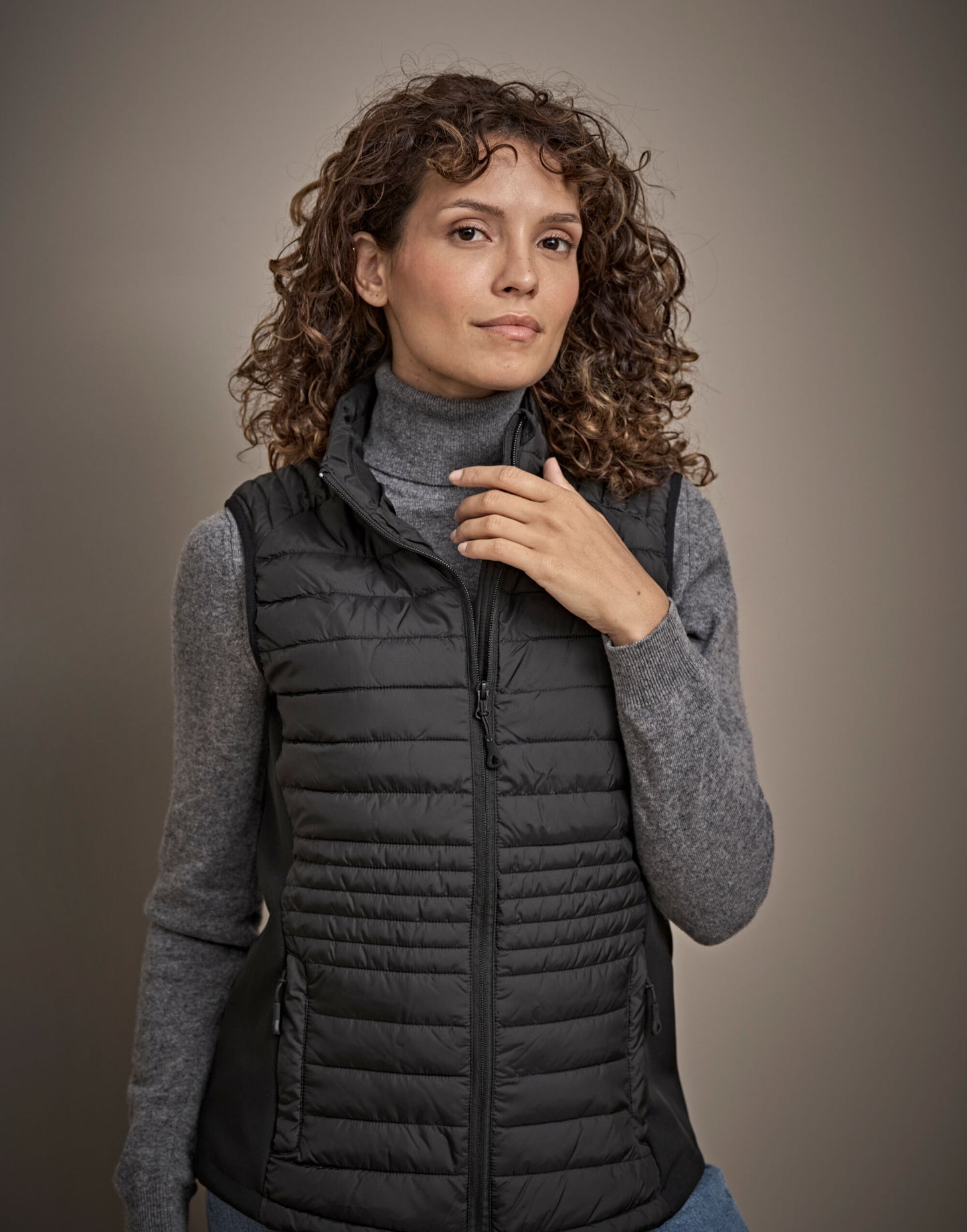Tee Jays | Ladies Crossover Bodywarmer | Logo Free Clothing