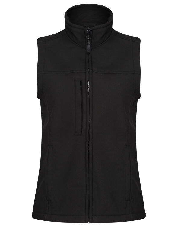 Regatta Flux Ladies Softshell Gilet | Showerproof Stretch Body Warmer | 3 Colours | 10-20 - Gilet - Logo Free Clothing