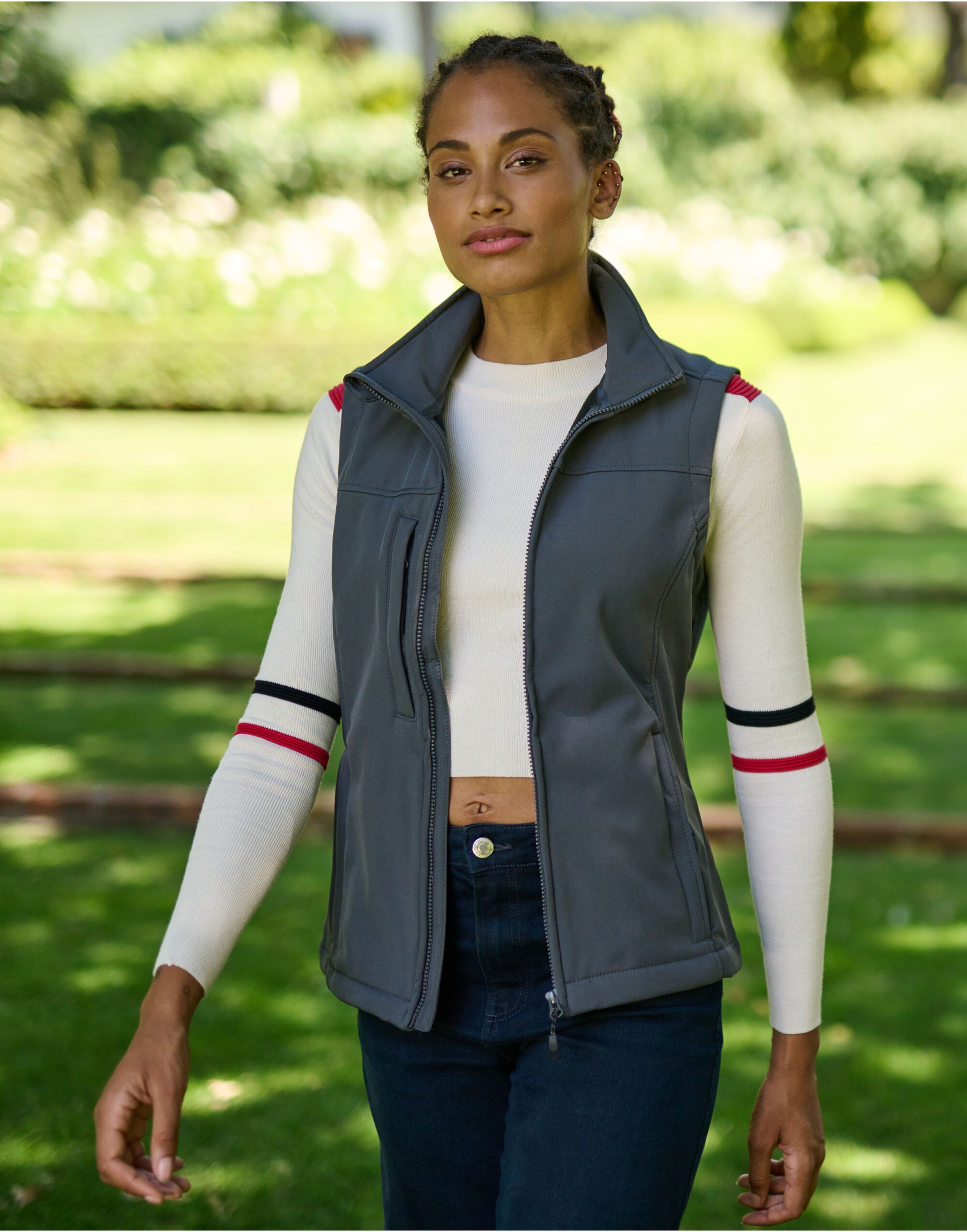 Regatta Professional | Flux Ladies Softshell Bodywarmer | Logo Free Clothing