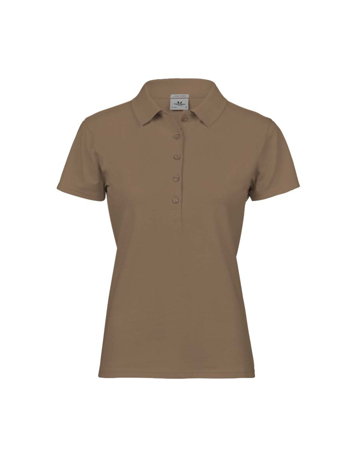 Tee Jays Ladies Luxury Stretch Polo Shirt in Wood