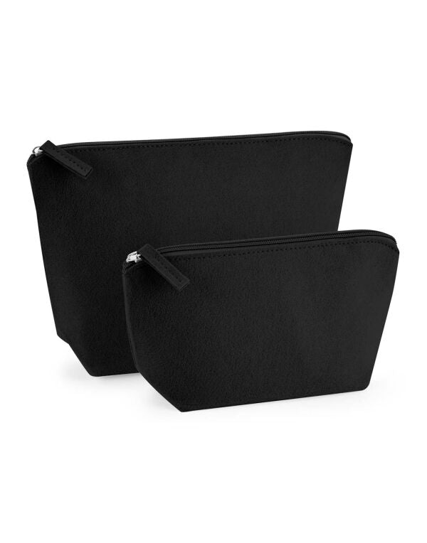 BagBase Felt Accessory Bag | 1 to 3 Litre Capacity | Matching Zipper | 6 Colours | S-M