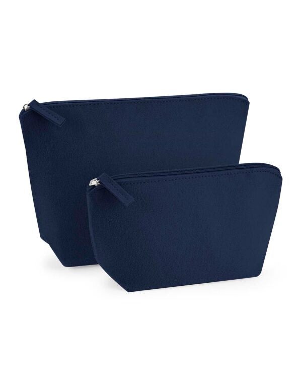 BagBase Felt Accessory Bag | 1 to 3 Litre Capacity | Matching Zipper | 6 Colours | S-M