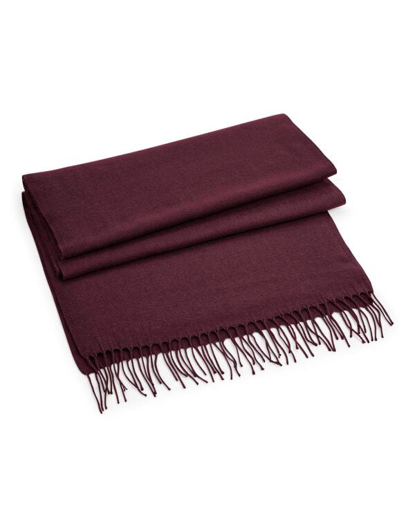 Beechfield Classic Woven Scarf | Unisex | Luxury Yarn | Oversized | 8 Colours | One Size - Scarf - Logo Free Clothing