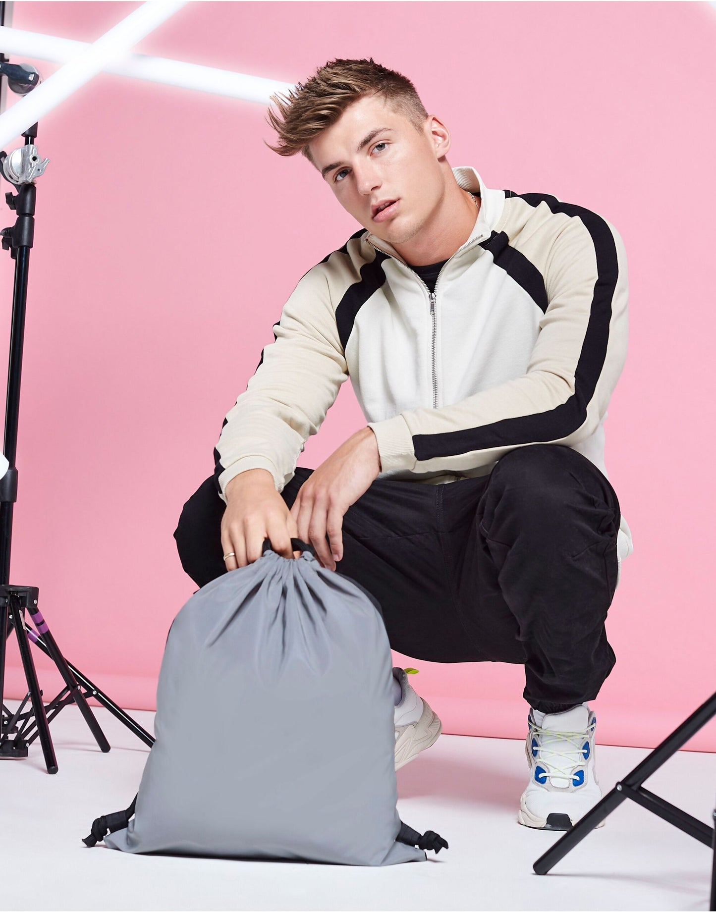 BagBase | Reflective Gymsac | Logo Free Clothing
