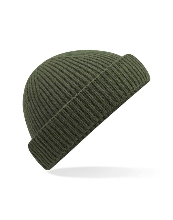 Beechfield Harbour Beanie | Unisex | Ribbed | Cuffed | 12 Colours | One Size - Hat - Logo Free Clothing