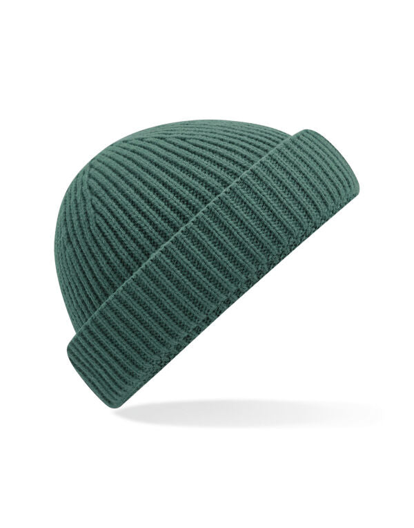 Beechfield Harbour Beanie | Unisex | Ribbed | Cuffed | 12 Colours | One Size - Hat - Logo Free Clothing