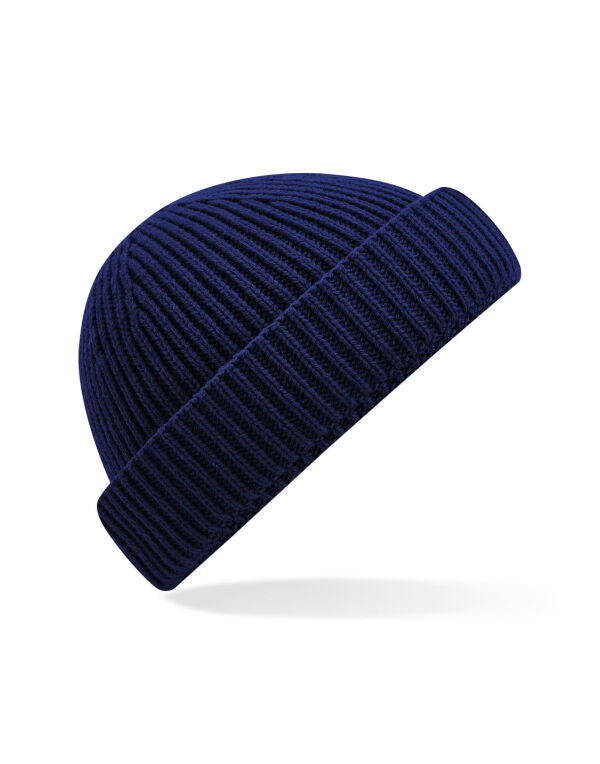 Beechfield Harbour Beanie | Unisex | Ribbed | Cuffed | 12 Colours | One Size - Hat - Logo Free Clothing