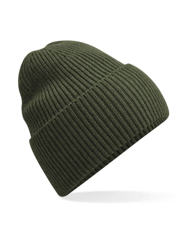Beechfield Oversized Cuffed Beanie | Unisex | Ribbed | Wide Cuff | 7 Colours | One Size - Hat - Logo Free Clothing
