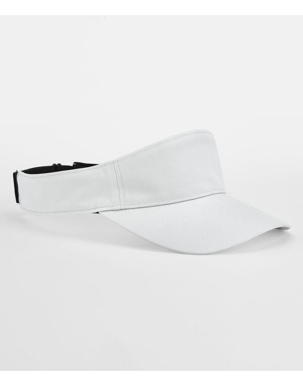 Beechfield Performance Visor | Unisex | Recycled | Breathable | Wicking | 4 Colours | One Size - Hat - Logo Free Clothing