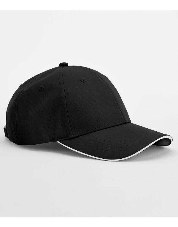 Beechfield Team Sports-Tech Cap | Unisex | 6 Panel | Sandwich Peak | 7 Colours | One Size - Hat - Logo Free Clothing