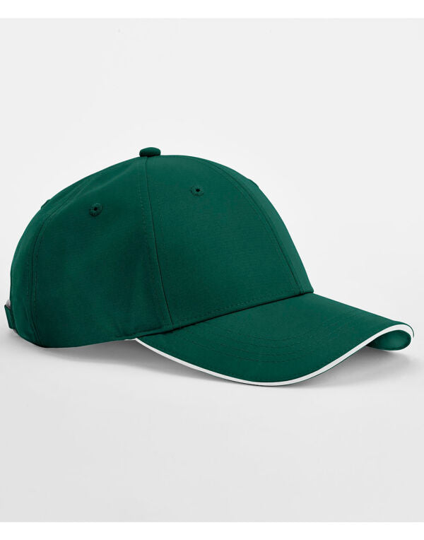 Beechfield Team Sports-Tech Cap | Unisex | 6 Panel | Sandwich Peak | 7 Colours | One Size - Hat - Logo Free Clothing