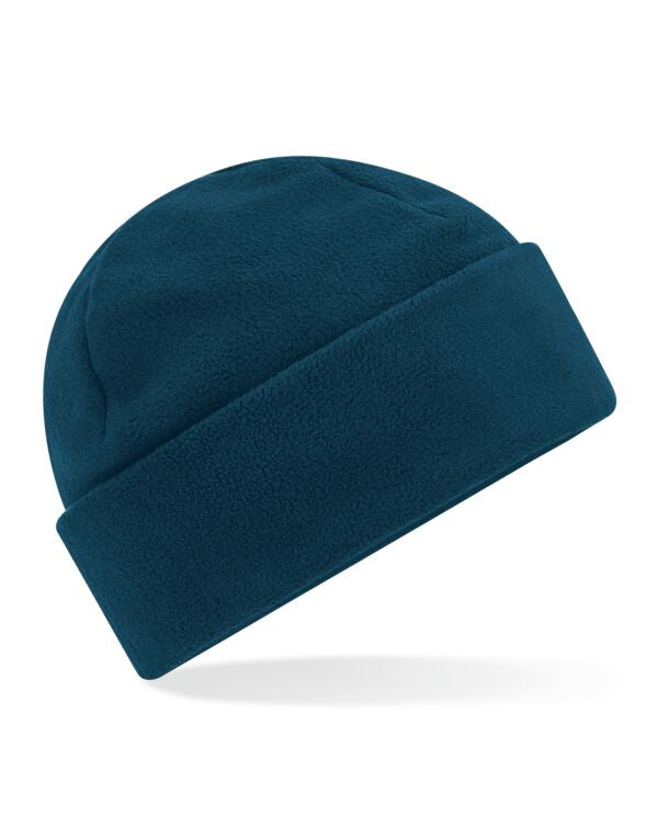 Beechfield Recycled Fleece Cuff Beanie | Unisex | Lightweight Thermal | 5 Colours | One Size - Hat - Logo Free Clothing