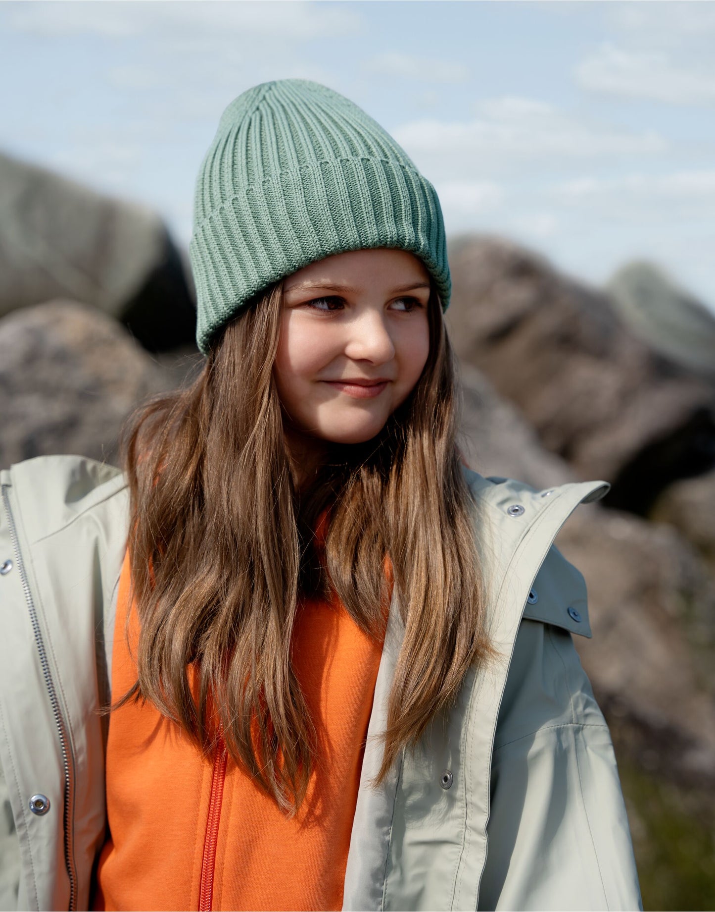 Beechfield Organic Cotton Junior Beanie | Unisex | Ribbed | 6 Colours | Age 3-7