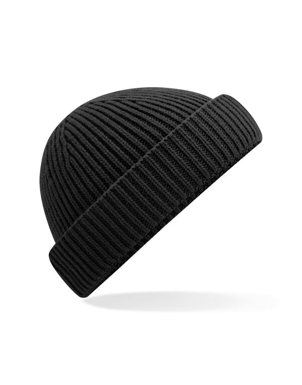 Beechfield Harbour Beanie | Unisex | Ribbed | Cuffed | 12 Colours | One Size - Hat - Logo Free Clothing