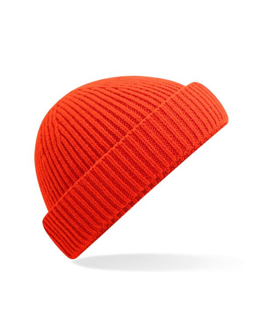 Beechfield Harbour Beanie | Unisex | Ribbed | Cuffed | 12 Colours | One Size - Hat - Logo Free Clothing