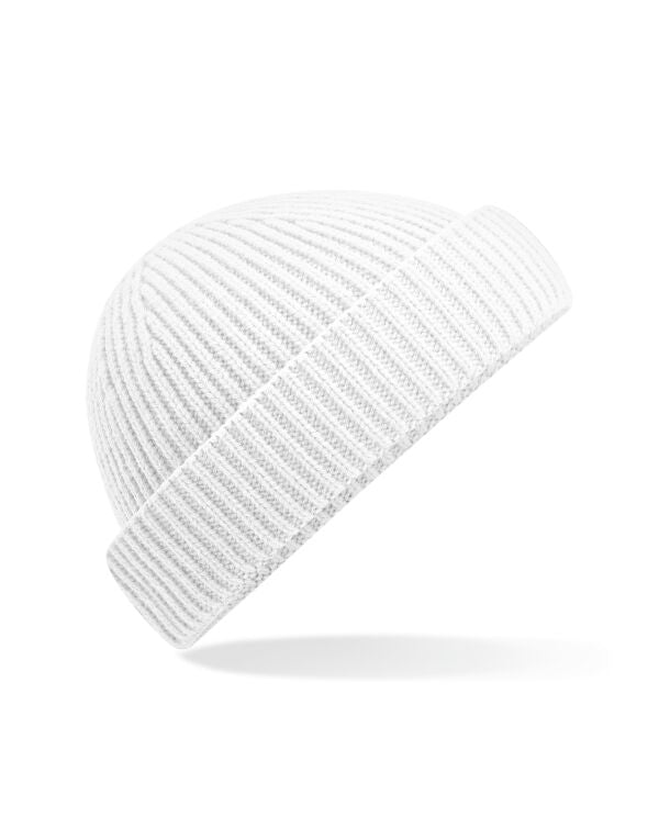 Beechfield Harbour Beanie | Unisex | Ribbed | Cuffed | 12 Colours | One Size - Hat - Logo Free Clothing