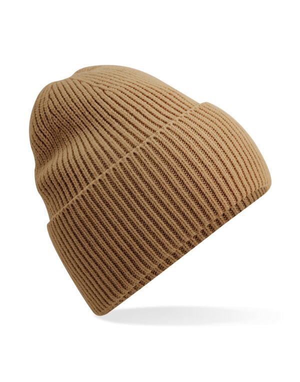 Beechfield Oversized Cuffed Beanie | Unisex | Ribbed | Wide Cuff | 7 Colours | One Size - Hat - Logo Free Clothing