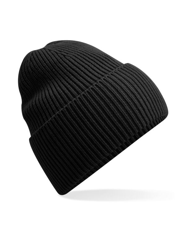 Beechfield Oversized Cuffed Beanie | Unisex | Ribbed | Wide Cuff | 7 Colours | One Size - Hat - Logo Free Clothing