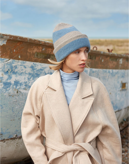 Beechfield Colour Block Beanie | Unisex | Soft Touch | Cuffed | 4 Colours | One Size