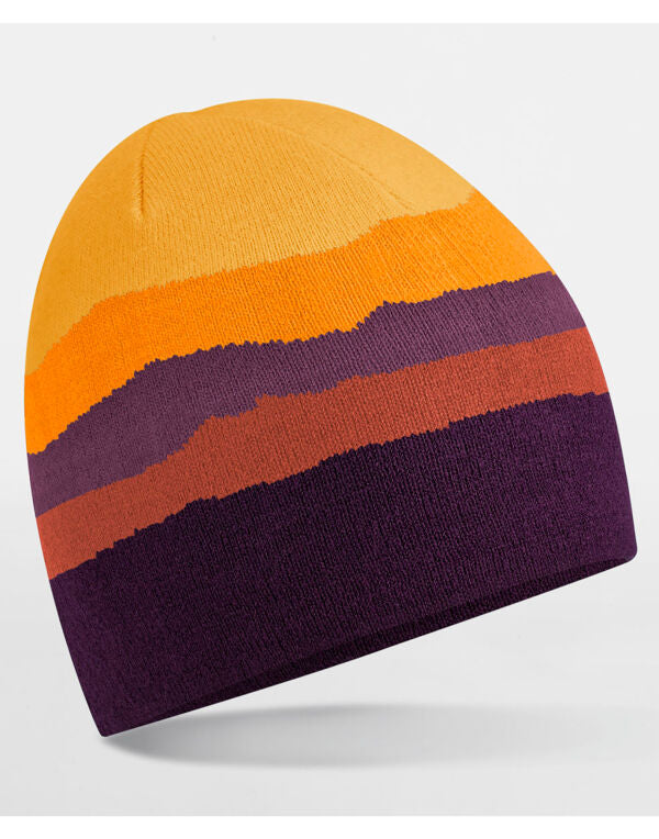 Beechfield Mountain Peaks Pull On Beanie | Unisex | Recycled | 4 Colours | One Size - Hat - Logo Free Clothing