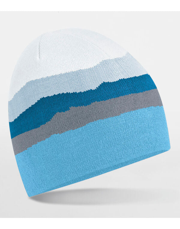 Beechfield Mountain Peaks Pull On Beanie | Unisex | Recycled | 4 Colours | One Size - Hat - Logo Free Clothing